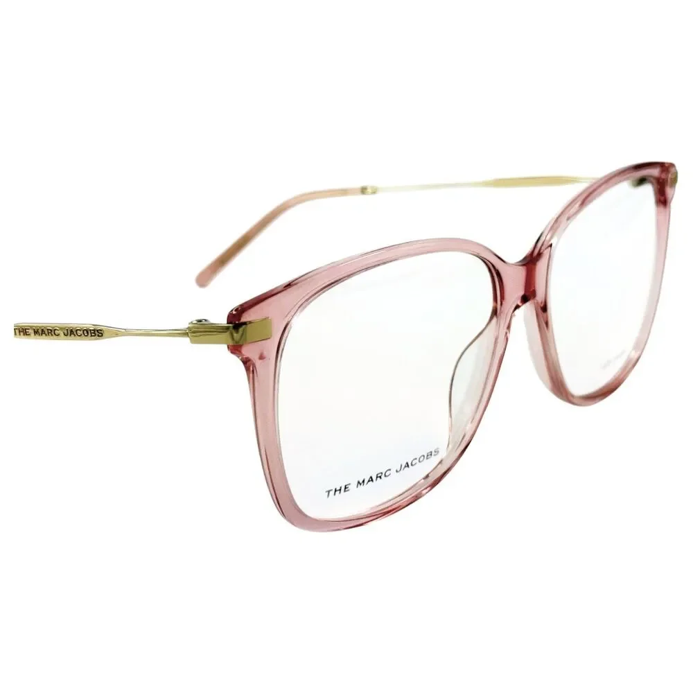 Marc Jacobs Marc 562 Womens Plastic Eyeglass Frame 733 Peach Gold 54-14
